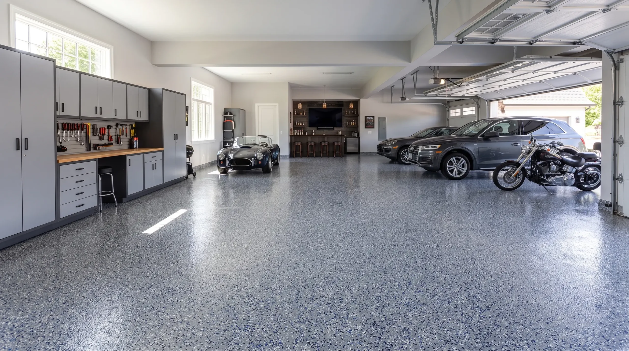 round rock tx garage epoxy flooring